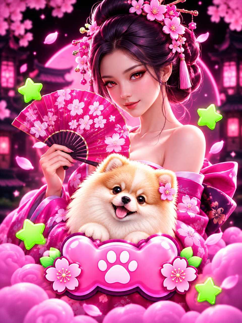 ภาพเกม PG Geisha S Revenge ที่ออกแบบใหม่สำหรับ pompom456 - ปอมปอม456